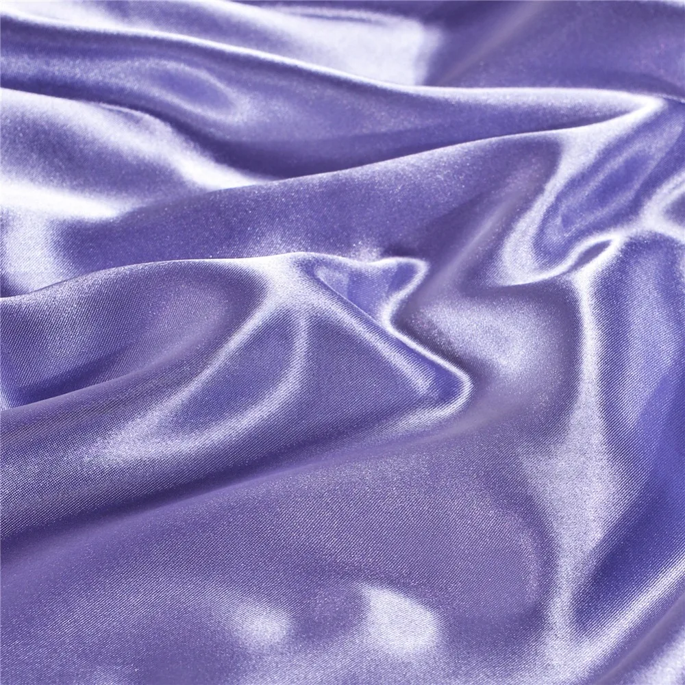 2 шт. Хлопковый чехол для подушки черный белый однотонный сатин имитация шелка