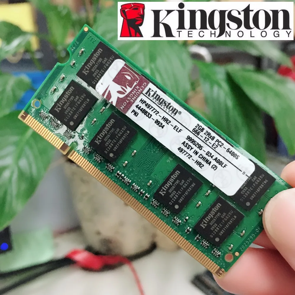 Оперативная память Kingston 2 Гб 2G PC2 DDR2 800 МГц 6400 6400S модуль памяти ноутбук 100% оригинал