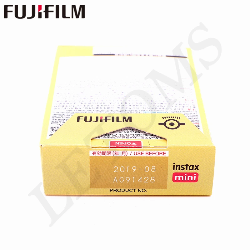 Fujifilm 20 листов Instax Гадкий я Желтый Миньон мгновенная пленка фотобумага для камеры