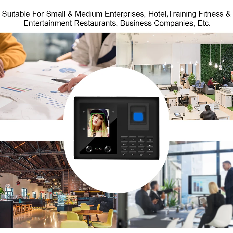 Eseye распознавание лица биометрический отпечаток пальца посещаемость времени