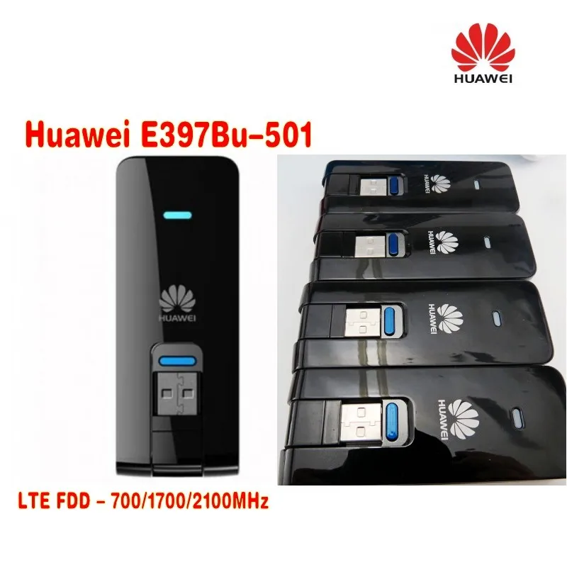 Lot of 2pcs Huawei E397Bu-501 Original Brand New Unlock 75Mbps Huawei 4G Modem Wifi With Sim Card Slot Support LTE FDD