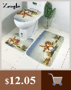 Zeegle 3D камень печатных 3 шт./компл. коврики для Ванная комната и туалет коралловый флис Туалет коврики Ванная комната коврики коврик для ванной ковер