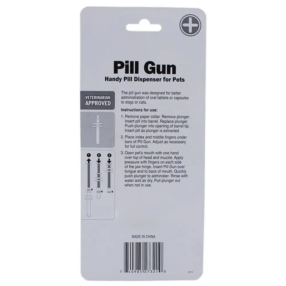 Новая капсула для собак и кошек таблетка пистолет пиллеров шприц толкатель