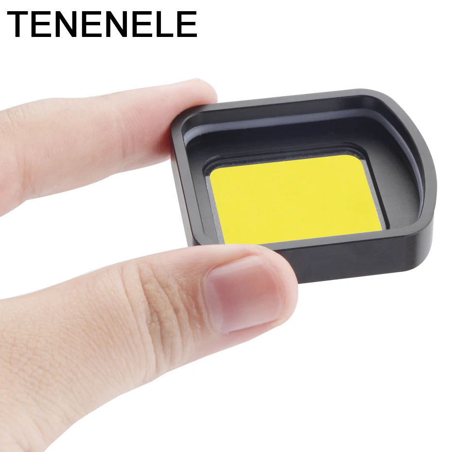 Фильтр TENENELE для экшн-камеры Sjcam SJ8 4K Pro/Plus/Air стеклянный фильтр желтого цвета