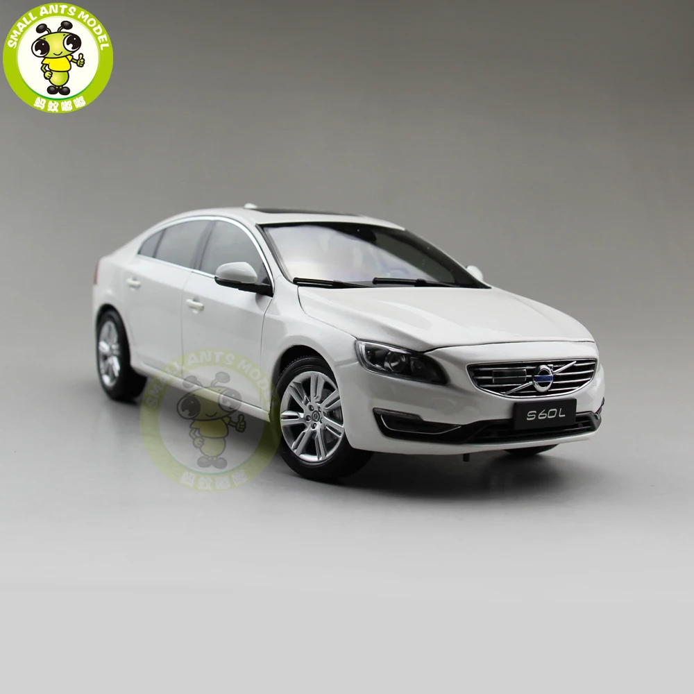1/18 Volvo S60 S60L T5 литая модель автомобиля для мальчиков и девочек Коллекция подарков на день рождения хобби белого цвета