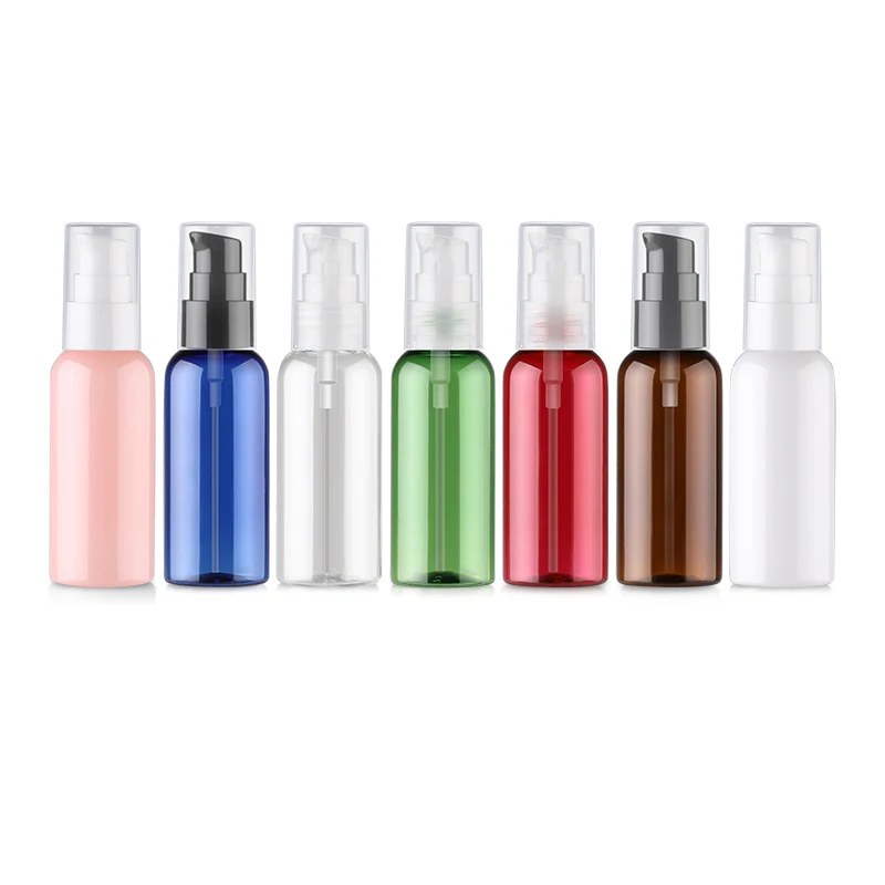 

BEAUTY MISSION 48 pcs/Lot Plastic 50ml High-grade Lotion Bottles with Pump Women Cosmetic Container Empty Refillable Packaging