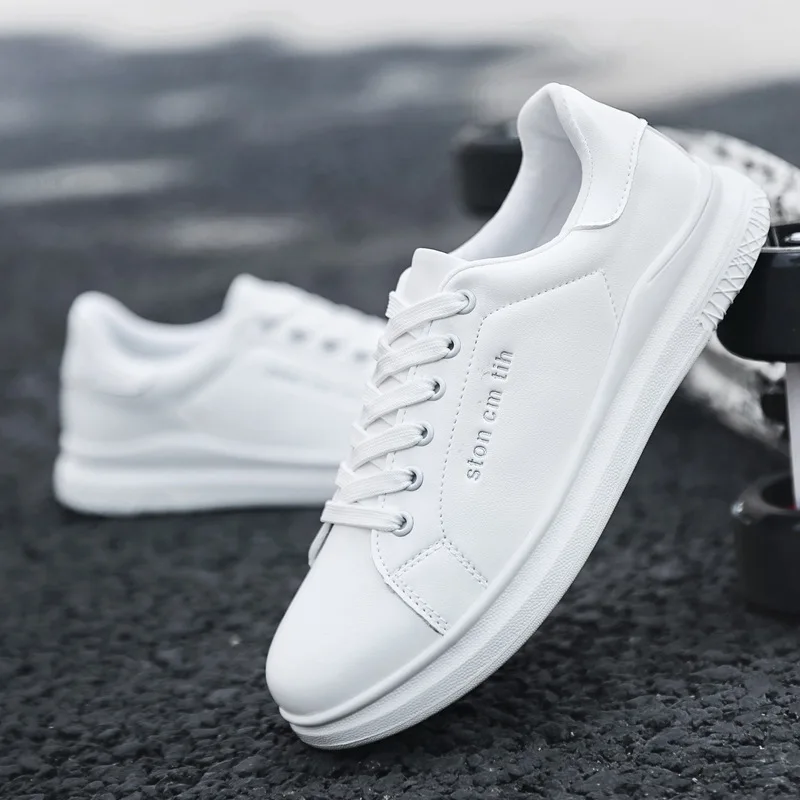 2019 new style students small white shoes Korean fashionable men's casual fashion wholesale | Обувь