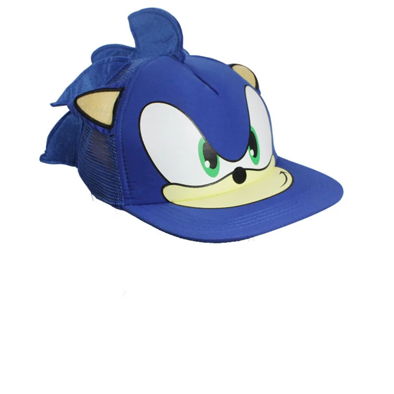 Sonices Hedgehogs шляпа милые Ежик мультфильм Молодежные регулируемые бейсбольные кепки