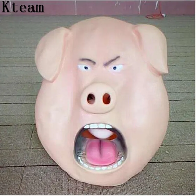 Новинка 2017 Хэллоуин ползучий реквизит в виде животных латексная маска на голову