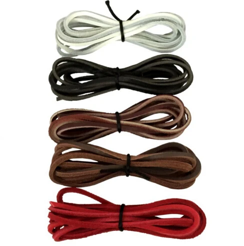 150 см длинные Квадратные шнурки из натуральной кожи для лодок ботинки одна пара