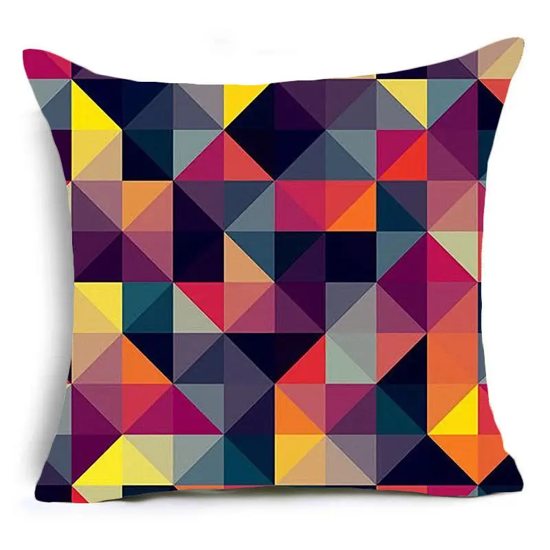 Monily скандинавские красочные геометрические льняные наволочки для спальни