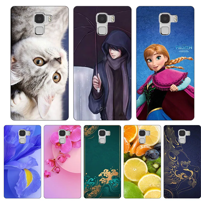 Cute Fashion Flower Case For Huawei Honor 7 5.2&quot Premium Cases Pattern Printed Phone Cover Fundas Matte Animal Shell | Мобильные