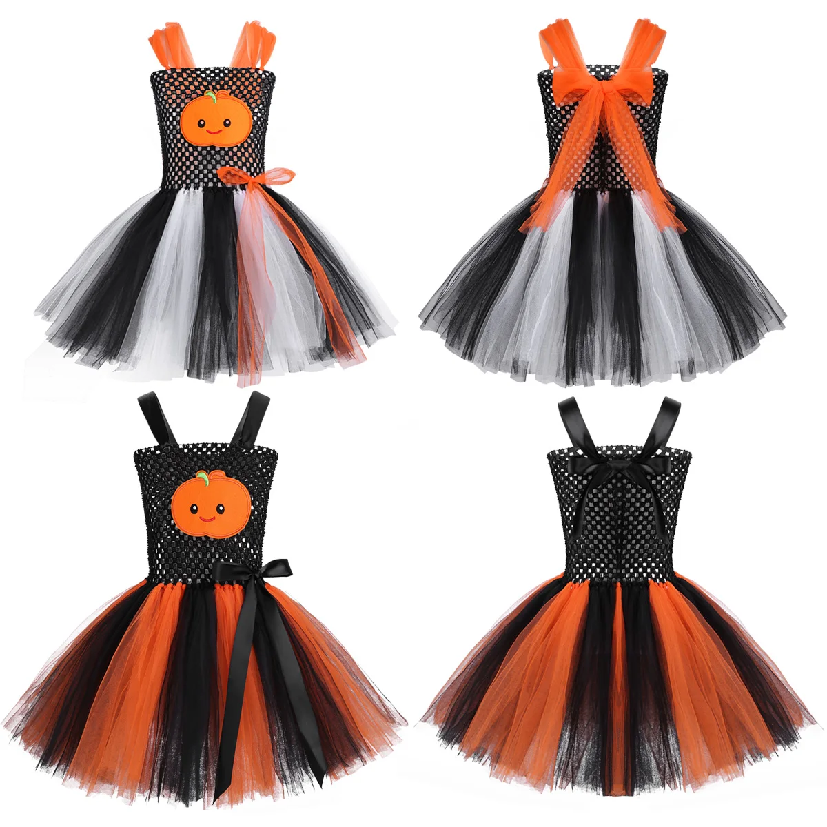 TiaoBug/Сетчатое платье пачка для девочек с регулируемыми лямками и бантом в виде