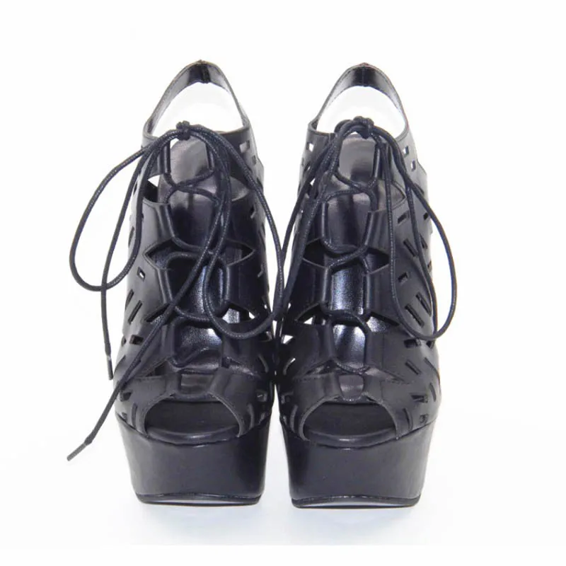 Пикантная обувь женские туфли-лодочки Женская в гладиаторском стиле леопардовая