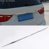 304 stainless steel rear door tail lip decoration strips trim for bmw 2 series 218i f45 f46 gran tourer 2014 2015 2016 2017