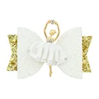 Женская заколка для волос с бантом, блестящая однотонная заколка-пряжка для волос, аксессуары для волос