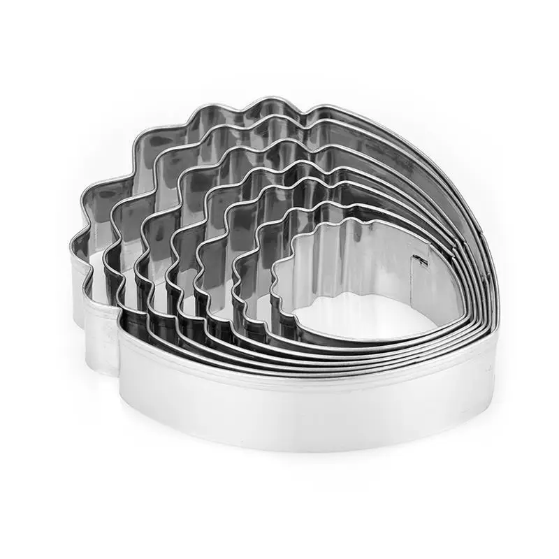 Высококачественная форма для торта из нержавеющей стали с лепестками роз