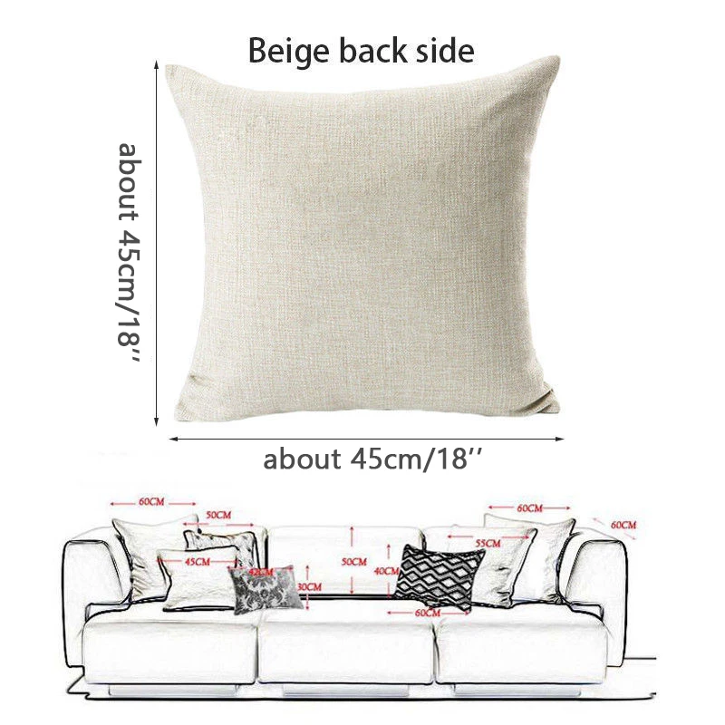 18&quot *18&quot Cute Pet Dog Pillow Case Throw Pillowcase Cotton Linen Printed Covers for Office Home Free | Дом и сад