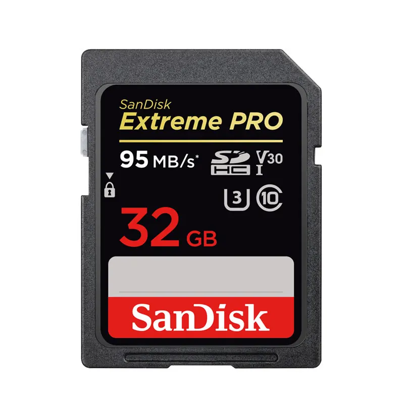 Карта памяти SanDisk Extreme PRO SD карта 16 ГБ 32 64 128 256 SDHC SDXC класс 10 95 Мб/с U3 поддержка V30 4K