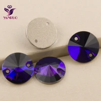 yanruo purple velvet 3200 rivoli sew on rhinestones flat back rhinestone sew on stones crystal glass garment beads