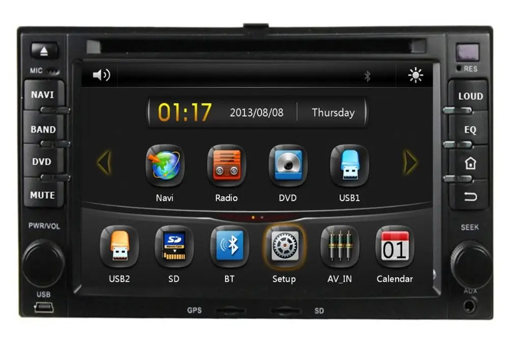 Автомобильный DVD плеер с GPS(opt) стерео аудио радио головное устройство мультимедиа