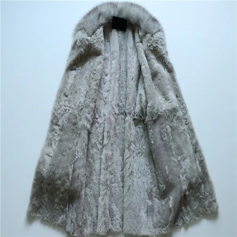 

2019 New Women Winter Genuine Leather Jacket Casual Fur Collar Warm Coat Elegant Sheepskin Outer Cashmere Outwear Cacaso AC281