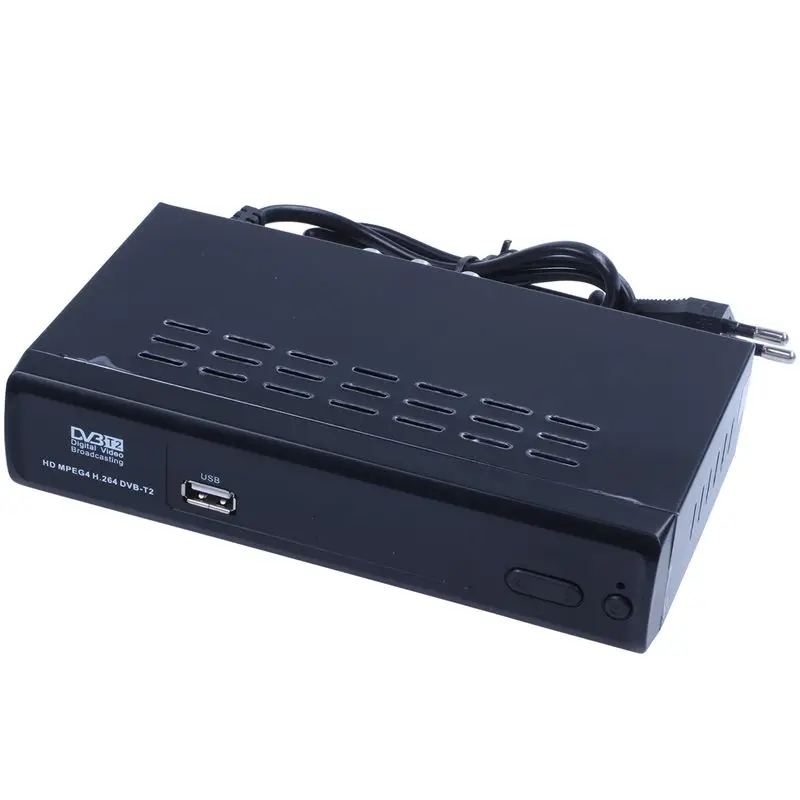 IG-1080P DVB-T2 Digital Terrestrial Broadcasting Convertor Receiver TV BOX EU Plug | Электроника