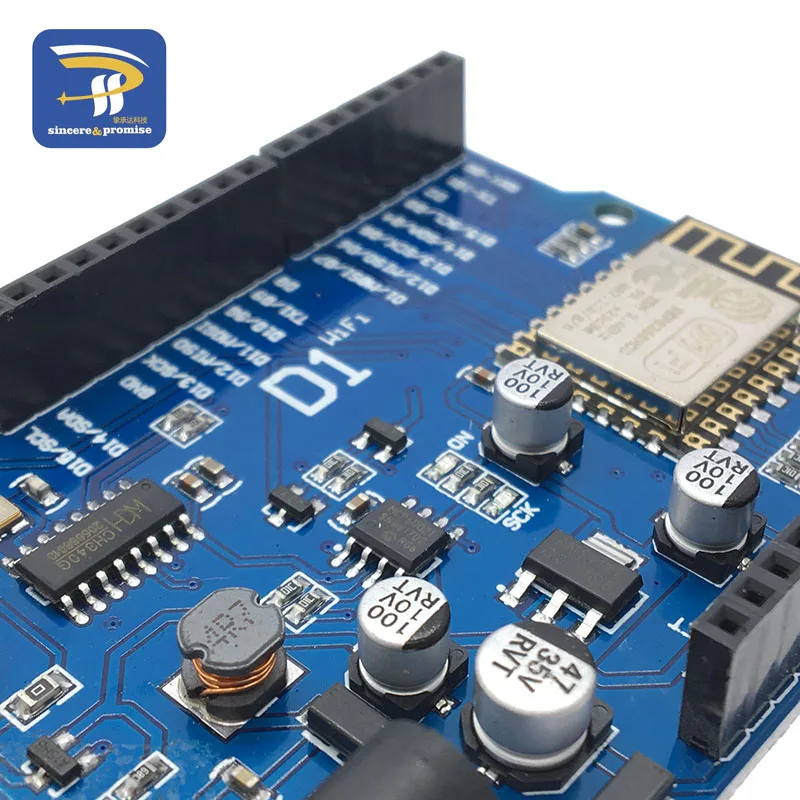 ESP-12F 12E WeMos D1 WiFi UNO на основе ESP8266 щит для Arduino R3 макетная плата совместимый с IDE