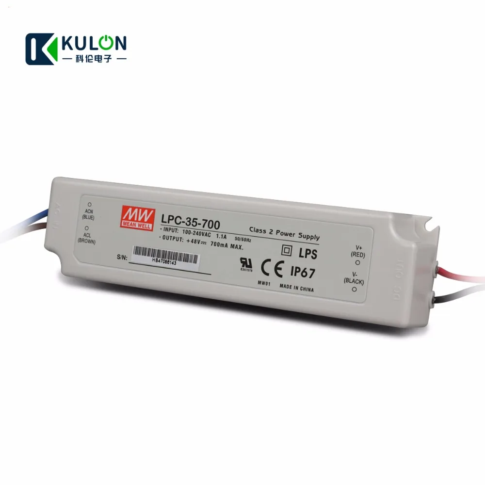 Блок питания для светодисветодиодный LPC-35-700 мА 33 6 Вт 9-48 В meanwell