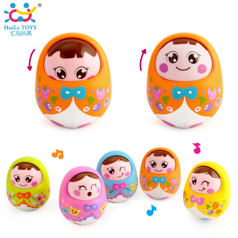 Детские игрушки раннее образование пластиковая игрушка неваляшка кукла робот