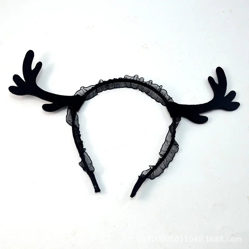 7 Girls headband Cartoon giraffe hair band Cute show MOE headband Christmas hair ornament for girls birthday gift Hair Accessories - Цвет: 7