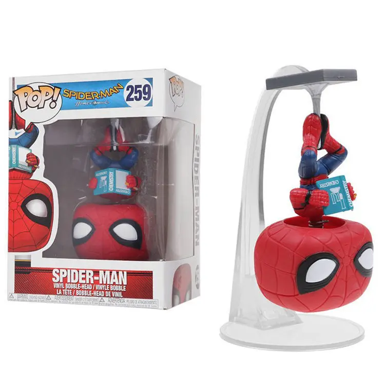Funko pop Marvel Мстители Бесконечность войны Человек-паук 259# фигурка Коллекционная модель игрушки для детей Рождественский подарок с коробкой
