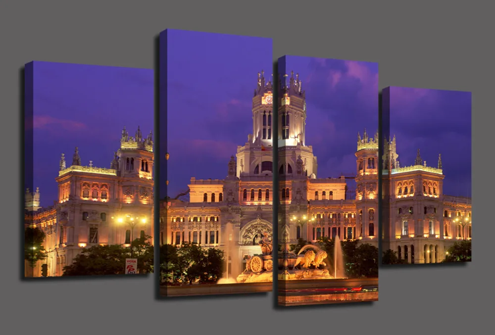 2017 реальные фотографии великолепные строительные лилии 4 панели/комплект Hd