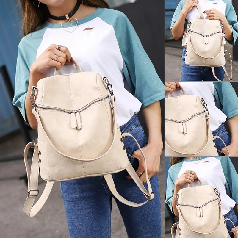 PAPASGIX модная сумка рюкзак женский водонепроницаемый PU кожа 3 способа Женская