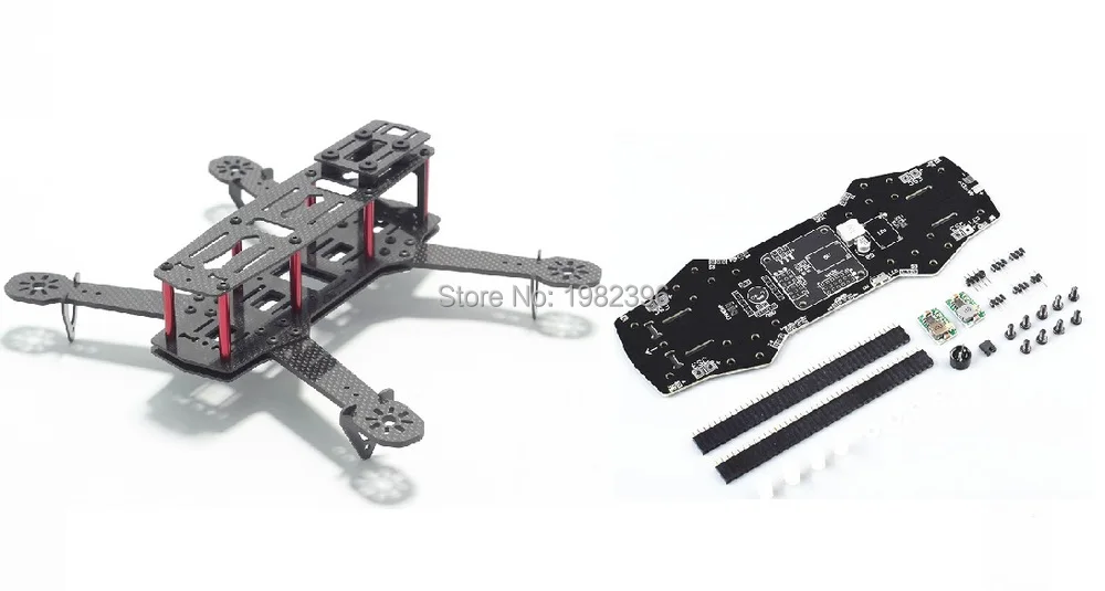 Светонепроницаемая рамка QAV250 для квадрокоптера из углеродного волокна Mini 250 FPV +