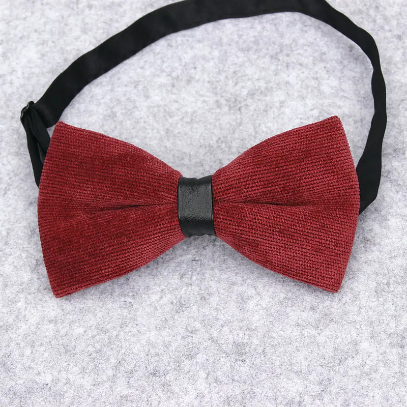 2018 Мужская мода галстук-бабочка Карамельный цвет однотонные Свадебные бабочкой