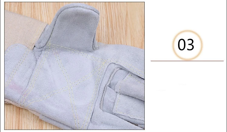 

Welding gloves leather thickening layer puncture-proof gloves protective labor insurance gloves heat insulation work gloves
