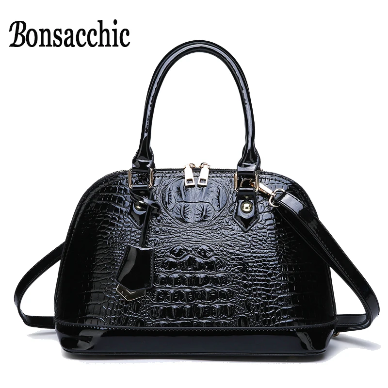 Черная кожаная сумка летняя женская сумочка от известного бренда большая через