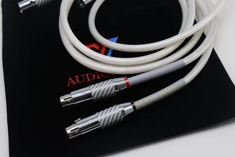 FR AUDIOMECA 1 пара Hifi XLR кабель чистый 7N OCC посеребренный аудио с первоклассным