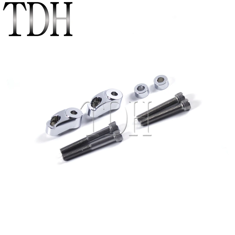 Мотоцикл хромированный передний сигнал поворота Перемещение 39-49 мм комплект для