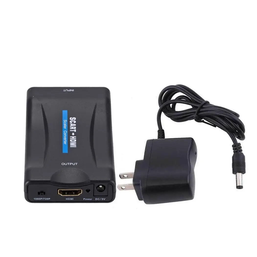 SCART до 1080P преобразователь аудиосигнала HDMI usb кабель с USB 60g HDTV 5 ~ 95% RH (без