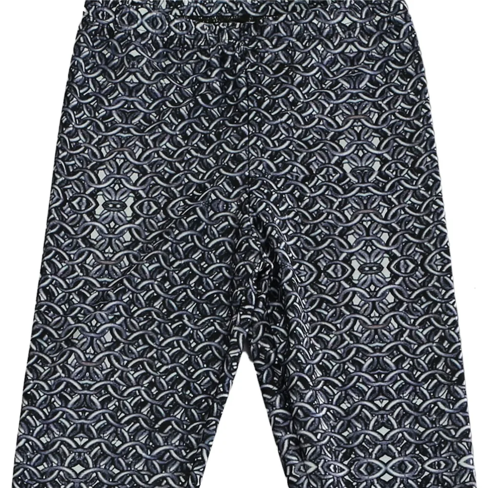 Женские эластичные леггинсы повседневные Черные Леггинсы с 3d цифровой печатью и