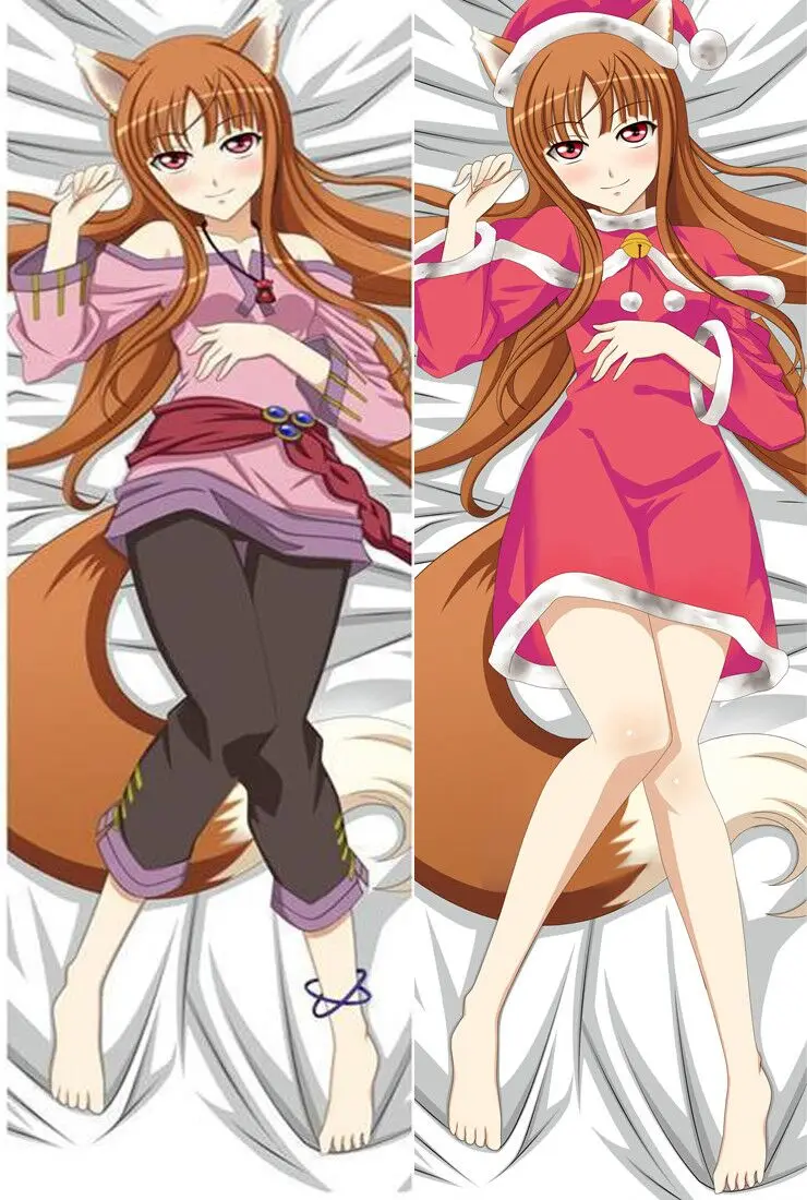 Обновленный японский аниме Spice and Wolf Holo otaku декоративный чехол для подушки