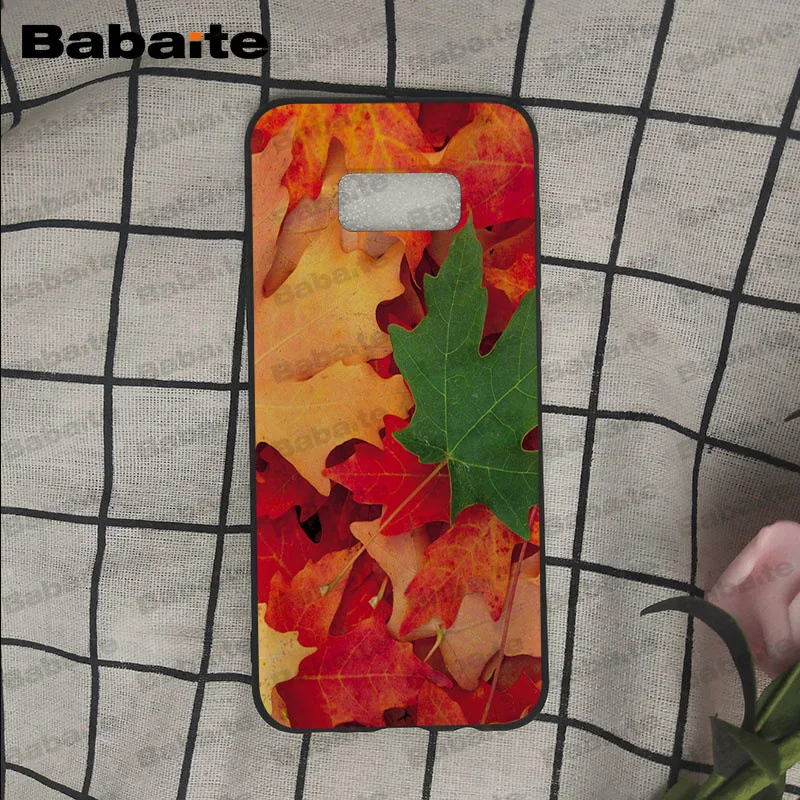 Осенний силиконовый чехол для телефона Samsung Galaxy s9 s8 plus note 8 note9 s7 s6edge funda Babaite |