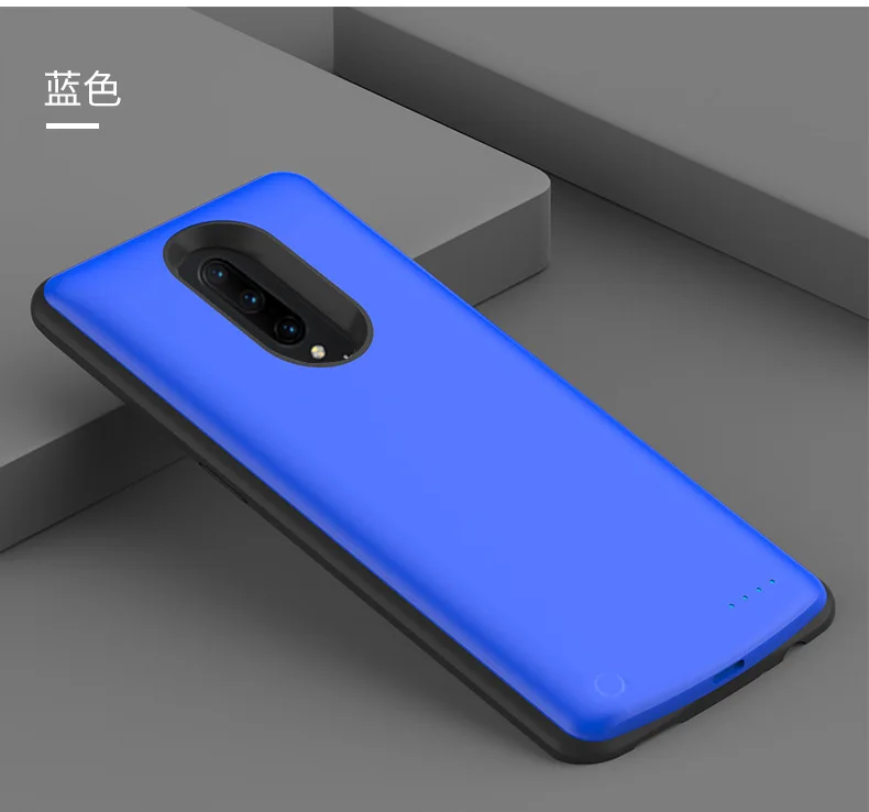 Внешний внешний аккумулятор для OnePlus 7 Pro, чехол для зарядного устройства, запасная мощность, мягкий край для One plus 6 7, чехол на заднюю панель, 6500 мА/ч