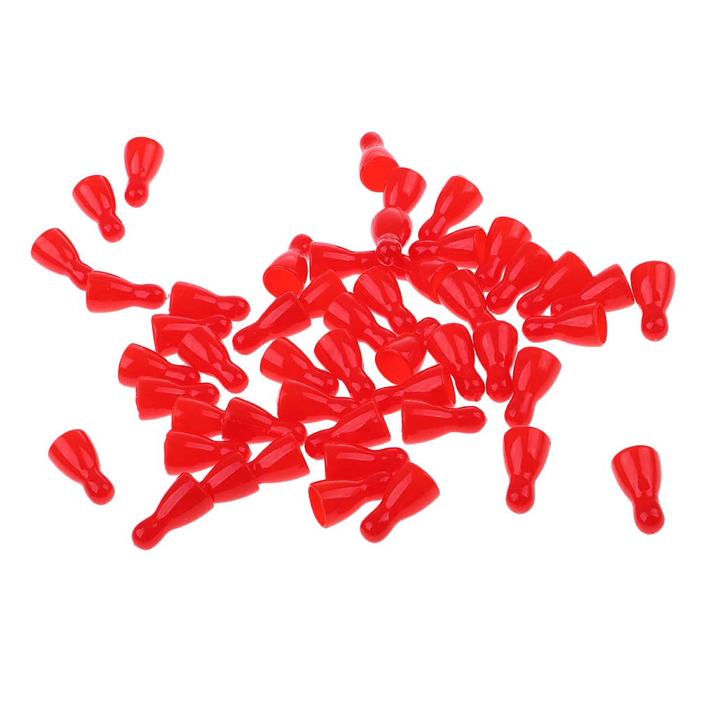Red 50 шт. шашки шахматные шахматы для настольных игр для шахматистов Семейные развлечения домашний Досуг развлечения - Цвет: Red