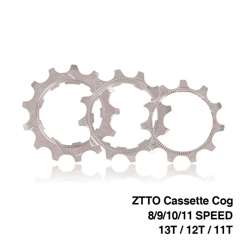 ZTT0 1 шт. сменная велосипедная кассета Cog дорожный велосипед MTB 8 9 10 11 скорость 11T 12T