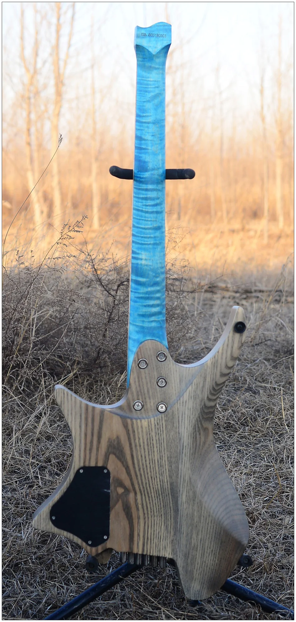 Новинка NK безголовая гитара Fanned Fret Гитара s стильная модель blue Eye фанера из тополя Топ Пламя клен шеи гитара