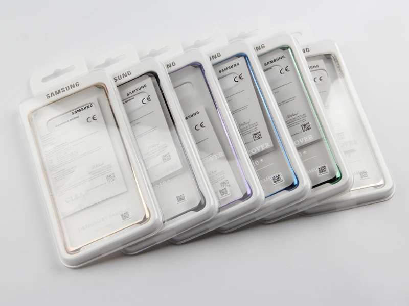 Оригинальный Samsung противоударный мягкий чехол для телефона в виде ракушки Galaxy S10 X