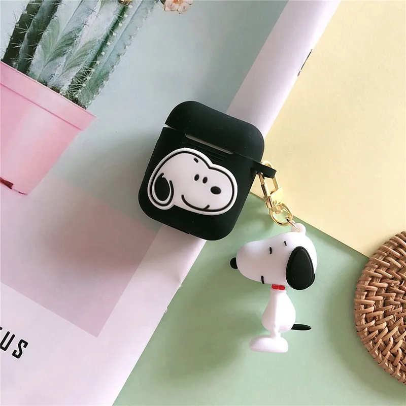 5 3D кукла игрушка Charlie силиконовый чехол для Apple Airpods чехол защитный чехол Bluetooth беспроводные наушники чехол зарядная коробка чехол сумка - Цвет: 5